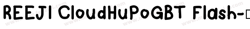 REEJI CloudHuPoGBT Flash字体转换